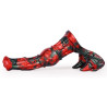 MONSTERED Gode Jofortix 23 x 7cm Noir et Rouge